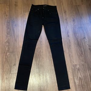 Amiri men’s lightly distressed skinny Stack jeans